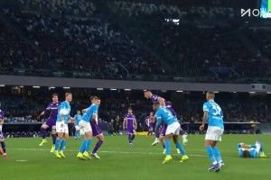 先赛升第3！那不勒斯2-1佛罗伦萨 维尔加拉传射迪洛伦佐伤退