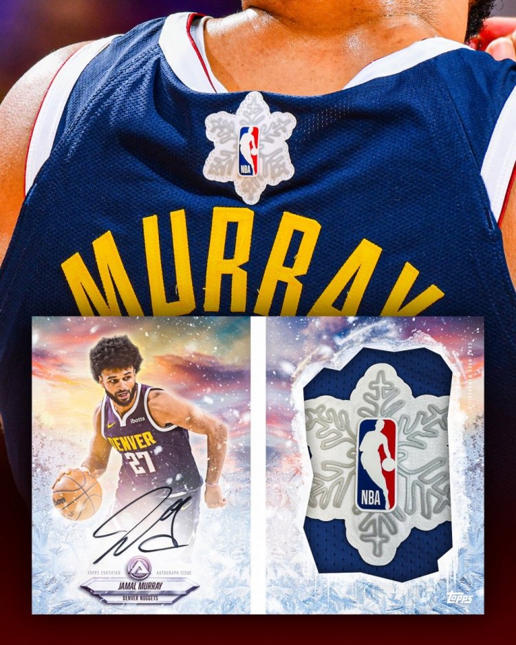 圣诞专属！今年圣诞球衣的雪花补丁Logo会被做1of1球星卡