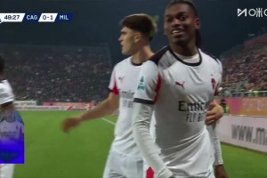 米兰1-0客胜卡利亚里 莱奥制胜菲尔克鲁格首秀