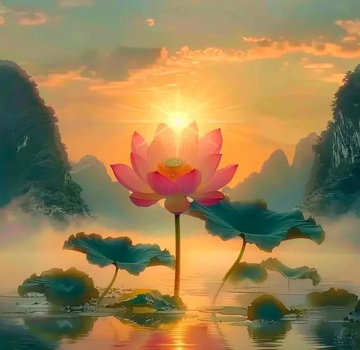 网友转发莲花许愿求好运